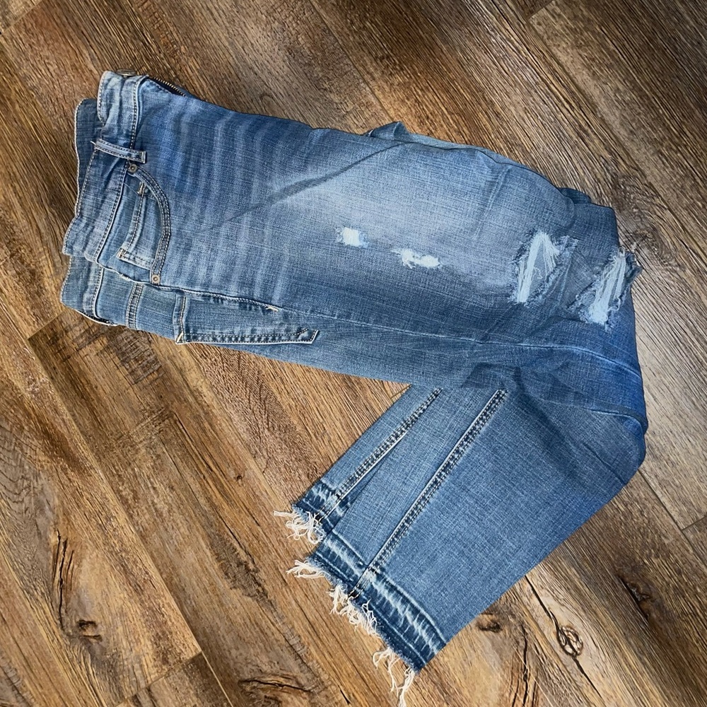 Express Cropped High Rise Jean - Sz 10